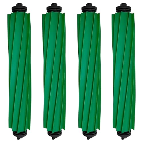 GIB Replacement Parts for iRobot Roomba Plus 505/405 Combo Robot Vacuum Accessories Kits, Multi-Surface Rubber Roller Brushes, 4 Pack