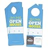 Mediz You’re Invited to Our Open House 25 Pack Business Card Door Hanger, Write in Home Details, Real Estate Supply (Open House, Pack of 25)