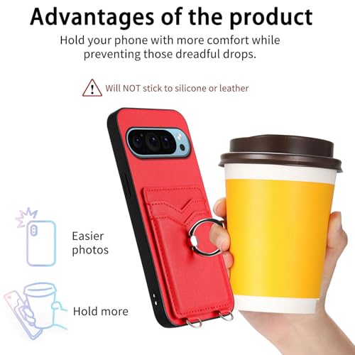 Coque Google Pixel 9 Pro avec anneau support pour éviter les chutes
