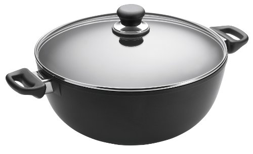 Scanpan Classic 8-Quart Covered Casserole, 8.25 Qt, black,silver