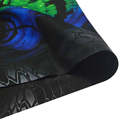 Image of Obacle Skull Face Mask Half for Dust Wind UV Sun Protection Seamless 3D Tube Mask Bandana for Men Women Durable Thin Breathable Skeleton Mask Motorcycle Riding Biker Fishing Cycling Sports Festival