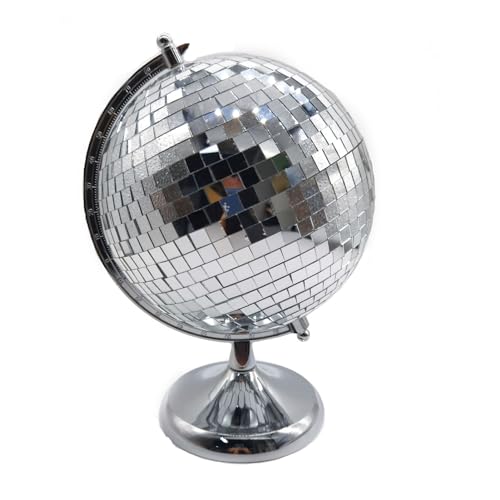 Stainless Steel Disco Ball Style Globe - 12
