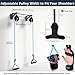 Double Shoulder Pulley for Physical Therapy, Over The Door Rehab System, Dual Arm Training Device with Smooth Bearings, Foam Handles & Assist Glove