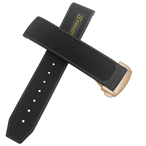 Bracelet de montre en silicone 20mm étanche pour le sport