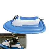 2 En 1 Jet Ski Gonflable + Scooter Sous Marin – Moteur Électrique 500W, Batterie Rechargeable 10000/16000mAh, Vitesse 3 7 Km/h, Télécommande, Idéal Pour Piscine Et Mer(White,No propulsion)