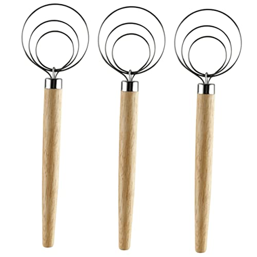 FUNOMOCYA 3piezas Batidora De Huevos Manual Ligera Multifunción Para Cocina Diaria FUNOMOCYA 3piezas Batidora De Huevos Manual Ligera Multifunción Para Cocina Diaria