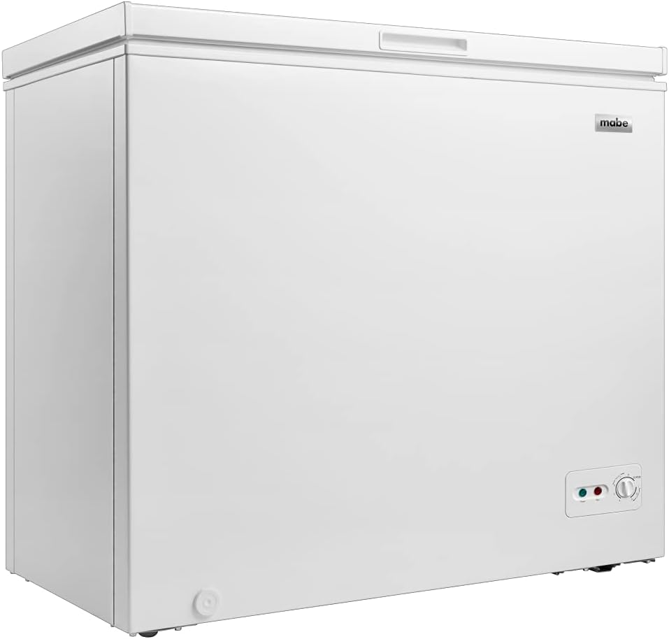 Mabe Horizontal Freezer, 249 Litres, Organic Gas R600A, White, Model CHM9BPS1