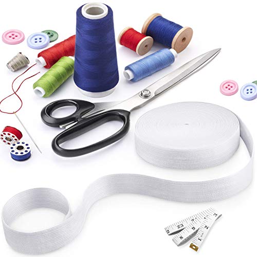 image for ZSOUUI Sewing Elastic Band 1 inch, Knit Elastic Band, Elastic Tape for