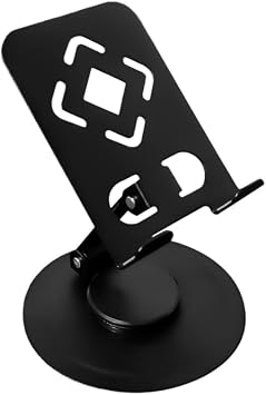 Adjustable Foldable Tablet Holder Rack 360 Rotating Base Stand for Drawing Video Conferencing Watching