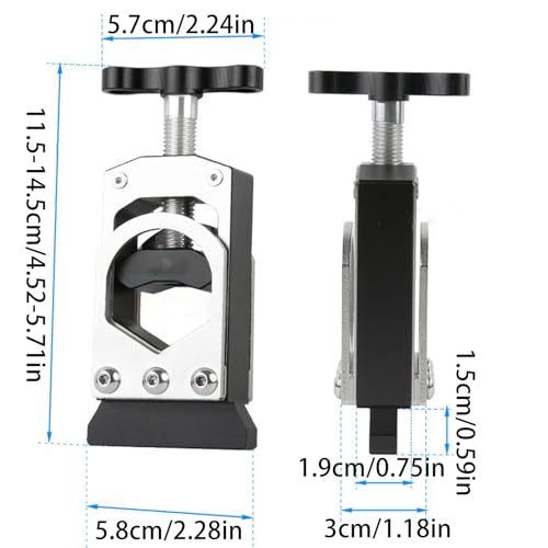 Stabilisateur de fourche de précision en alliage d'aluminium durable - 6