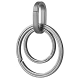 𝐀𝐍𝐍𝐄𝐀𝐔 𝐏𝐎𝐑𝐓𝐄-𝐂𝐋É𝐒 𝐄𝐃𝐂: Un anneau porte-clés durable et fonctionnel pour vos essentiels quotidiens. Disponible en plusieurs formes pour s'adapter parfaitement à votre équipement. Parfait pour les clés de voiture, les clés de maison, les pieds-de-biche, les mini-lampes torches, les stylos porte-clés, les couteaux de poche et autres outils.