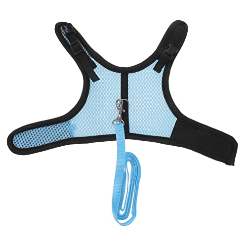 Levemolo Rabbit Harness Leash Set for Outdoor Pet Walk Guinea Pig Hamster 1 Set Thicken Vest and Material