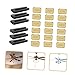 Homoyoyo 6sets Ceiling Fan Balancing Kit of Self-adhesive Weights Clips for Easy Installation Compatible Fans Reduces Wobble Motor Wear for Home Office Use