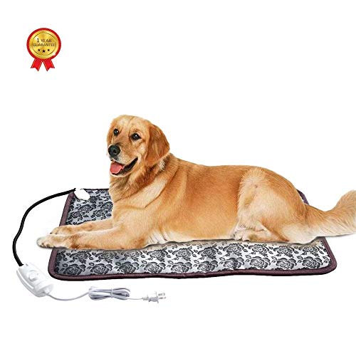 XXL Pet Heating Pad for Large Dog House Heater Outdoor, Electric Adjustable Warming