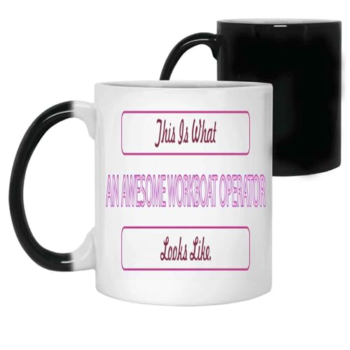 Gift Idea Workboat Operators Know How To Show Off Their - Humorous - - Gift for Men and Women - Large Size 11 Oz White Ceramic Color Changing Mug
