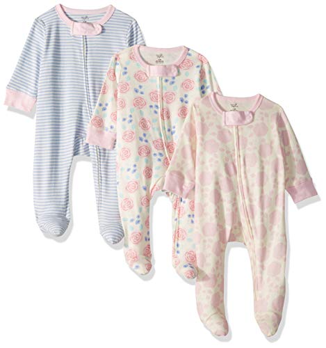 Image of Touched by Nature Baby Girls' Organic Cotton Sleep and Play
