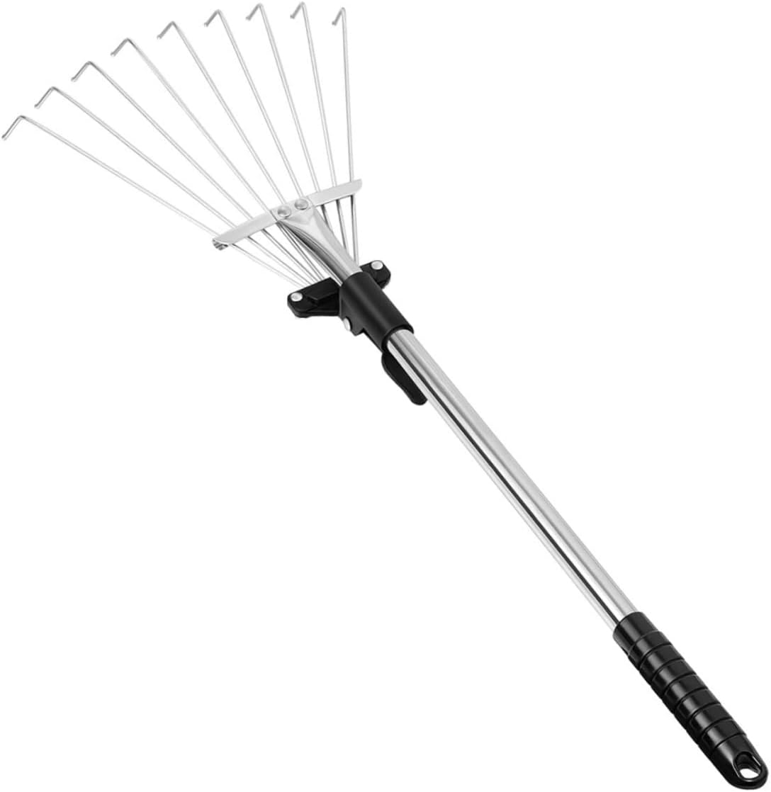 Amazon.com : Yardwe Leaf Rake Landscape Rake Japanese Rake Garden Leaf ...