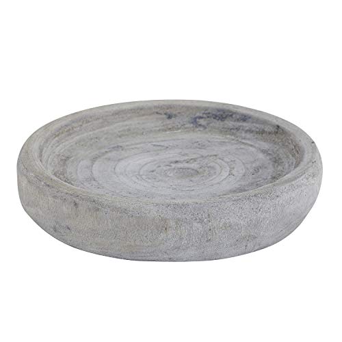 SB Design Studio F2833 Table Sugar Collection Paulownia Wood Bowl, Small, Grey