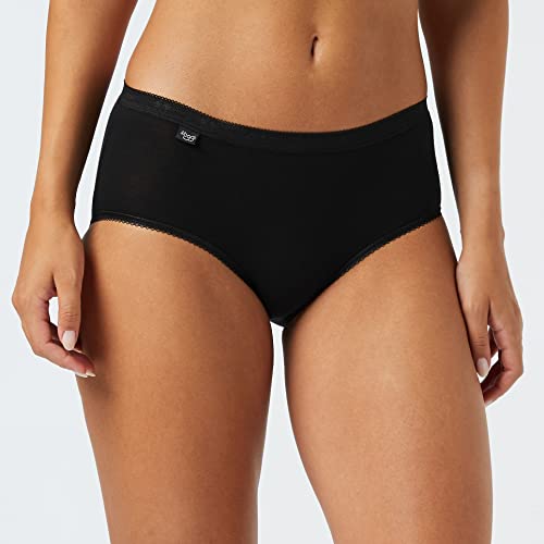 Sloggi Slip (2er-Pack) für Damen, Schwarz (Black), 36 – Ansicht 2