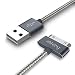 IMKEY Tangle-Free Braided USB to 30 Pin Sync Data Charging Cable for Samsung Galaxy Tab, 6.5 Feet - Gray