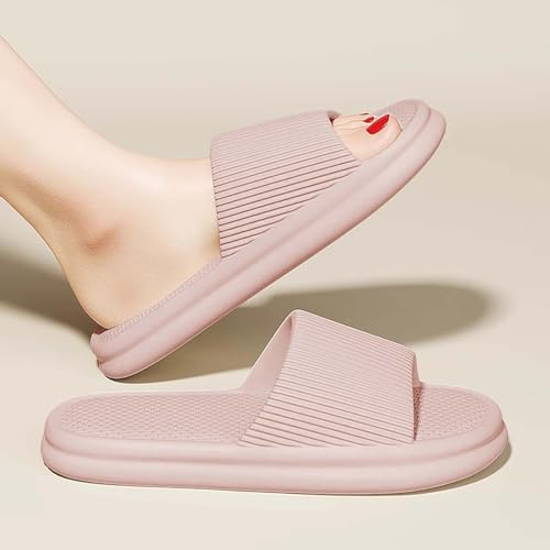 Shower Shoes for Women Men, Comfortable Quick Drying Non-Slip Pool Beach Bathroom Travel Slippers2