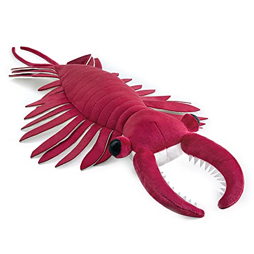lilizzhoumax Jouet en Peluche Anomalocaris Organisme Ancien cambrien 53cm/20” Simulation Jouet en Poupée Réaliste Peluche Anomalocaris Jouets Animaux...