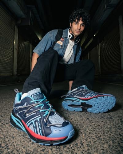 Image of Bacca Bucci x Discovery Vulcan Men's Outdoor Lifestyle Sneakers | Breathable Mesh Upper | Speed Lacing System | Cushioned EVA Midsole