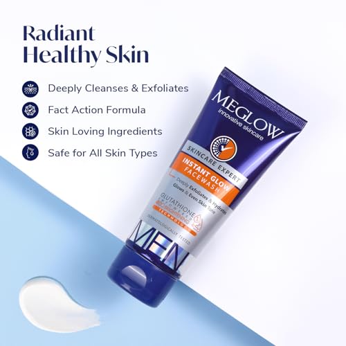 Meglow 70g Face Wash for Men - Image 3