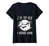 Womens Disney Peter Pan I'm So Fly I Never Land V-Neck T-Shirt