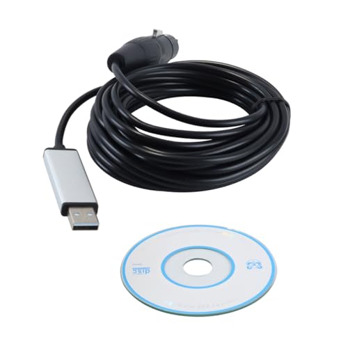 Gurtt Adaptateur d'interface USB vers DMX de 5 m, convertisseur RS485, série XLR 3 broches, logiciel DMX512 Freestyler pour PC, câble variateur de contrôle...