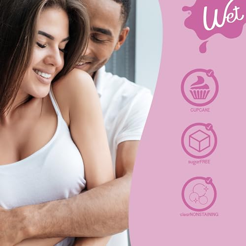 Image of Wet Frosted Cupcake Edible Lube, Condom Safe, Sugar-Free, 3 Fl Oz