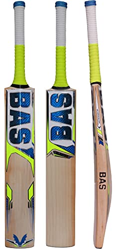 BAS Blaster English Willow CRICKETT BAT for Men Full Size Short Handle Free Cover Grip