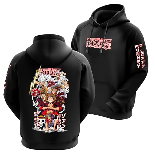 Image of fanideaz Mens Cotton Anime Sleeve Printed Hooded Sweatshrits for Men