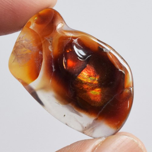 Agate de feu naturelle protectrice contre l'énergie négative
