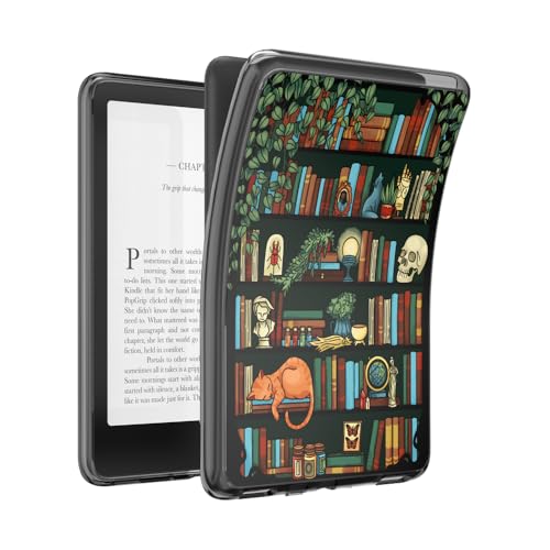 Image of PopSockets Kindle Paperwhite 11th Gen MagSafe Case- Storied Shelves