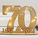 CHINS 70 Geburtstag Frauen & Männer | Geschenk zum 70 Geburtstag Männer & Frauen | Geschenke Geburtstag 70 mit LED Lichterkette Ständer - Holz-Schild Gästebuch - 70 Geburtstag Deko Buch mit günstig Kaufen-CHINS 70 Geburtstag Frauen & Männer | Geschenk zum 70 Geburtstag Männer & Frauen | Geschenke Geburtstag 70 mit LED Lichterkette Ständer - Holz-Schild Gästebuch - 70 Geburtstag Deko