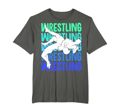 Wrestler Wrestling Men Boys Kids T-Shirt