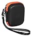Protective Case for Sony WF-SP800N Truly Wireless Sports, Sony WF-1000XM3 Industry Leading Noise Canceling Truly Wireless Earbuds, Bose SoundSport Charger Box (Frosted Black with Orange Zipper)