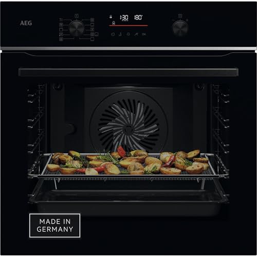 AEG Wifi Einbaubackofen, Serie 6 LED-Touchdisplay, Made in Germany, Pyrolyse Selbstreinigung,...
