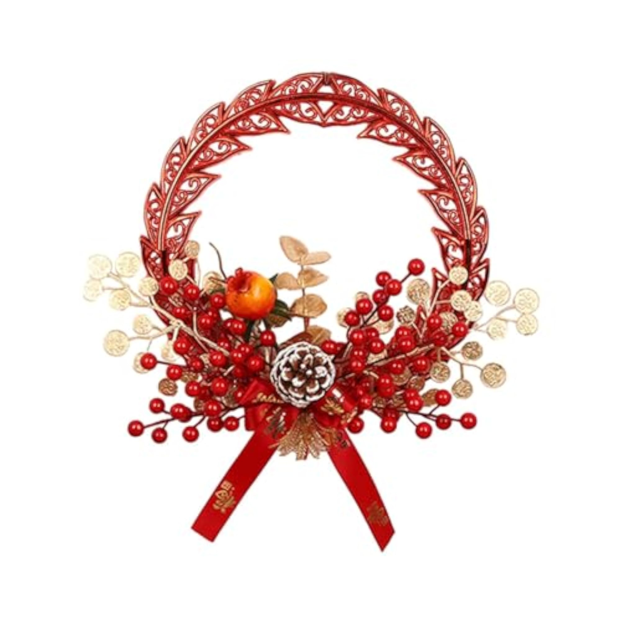 Chinese New Year Hanging Decoration with Artificial Berries