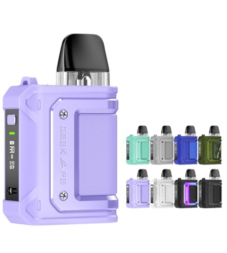 M[NxCv Aegis Hero Q Pod X^[^[Lbg 1300mAh (Max 30W) 2ml C[WX q[[ L[ |bh dq^oR Vape xCv (Purple)