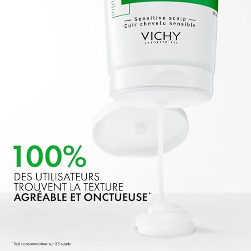 Vichy Dercos Anti-Schuppen Conditioner, Feuchtigkeitsspendende Haarspülung, Juckreizmildernd, Bei anhaftenden Schuppen, Für empfindliche Kopfhaut und colorierte Haare geeignet, 200 ml