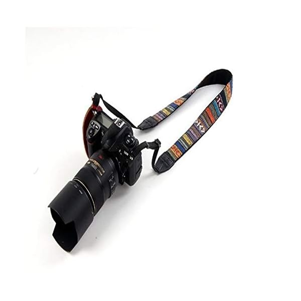 Triamisus SLR-Kameragurt Nostalgischer Retro-ethnischer Stil Verbreiterter Schultergurt SLR-Kamera mit Riemen Feiner… – Bild 4