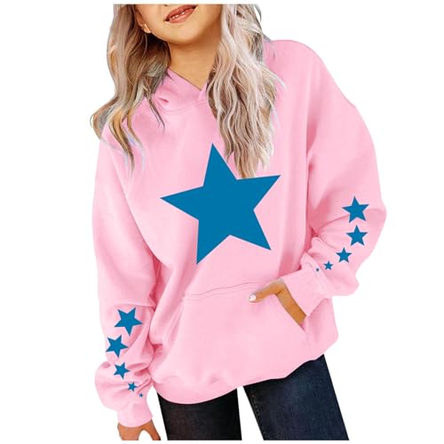 Hoodies for Teen Girls Oversized Gradient Color Long Sleeve Sweatshirts Tween Girls Preppy Clothes Pullover Hoodies2