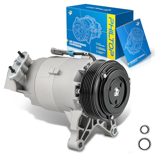 Image of PHILTOP T98273 Air Conditioner AC Compressor with Clutch for Pontiac G6 2007-2010 3.5L, 2007-2009 3.9L, Chevy Malibu 2007-2010 3.5L, 2007 3.9L, Saturn Aura 2007-2008 3.5Liter