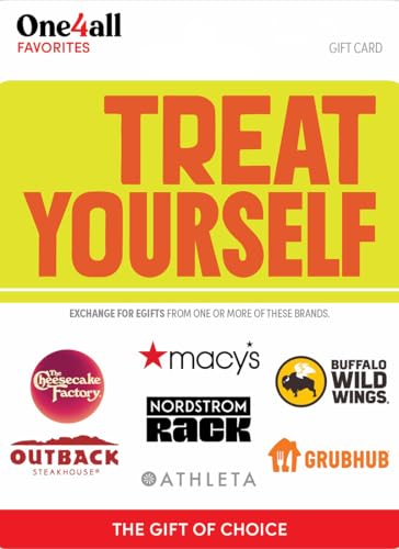 Multi-Brand Choice Cards Treat Yourself Gift Card Multi-Brand Choice Cards Treat Yourself Gift Card