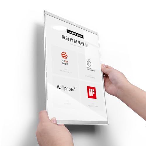 Cadre magnetique A3 acrylique premium horizontal porte-document mural - 4
