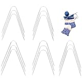 Set di ferri da maglia circolari perfetto con 15 ferri di diverse dimensioni, come il ferro da maglia circolare 3 per applicazioni versatili