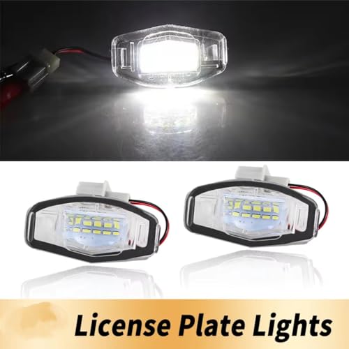 Luces matrícula Accord 2003-2017 plafón trasero sustitución coche 34100S84A01 2