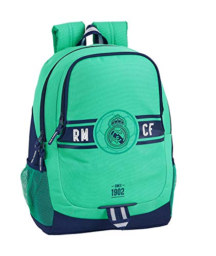 Safta 612057665 Mochila Grande Adaptable a Carro Real Madrid CF  Verde